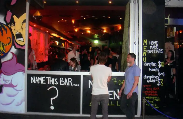 Name This Bar, Oxford Street, Sydney
